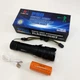 Ручний фонарь X-Balog BL-1827-P90, 500 лм, USB зарядка, анодований алюміній - зображення 4