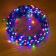 Светодиодная гирлянда нить "Роса" 20 м, с пультом, 200 LED, от USB, зеленый провод, Мультиколор - изображение 3