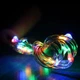 Светодиодная гирлянда нить "Роса" 20 м, с пультом, 200 LED, от USB, зеленый провод, Мультиколор - изображение 5