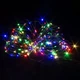 Светодиодная гирлянда нить "Роса" 20 м, с пультом, 200 LED, от USB, зеленый провод, Мультиколор - изображение 9