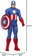 Фигурка Капитан Америка Marvel Avengers Hasbro с щитом 30см - изображение 4