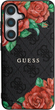 Панель Guess 4G Flowers Print Metal Classic Logo MagSafe для Samsung Galaxy S25 Black (3666339449261) - зображення 3