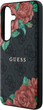 Панель Guess 4G Flowers Print Metal Classic Logo MagSafe для Samsung Galaxy S25 Black (3666339449261) - зображення 5