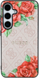 Панель Guess 4G Flowers Print Metal Classic Logo MagSafe для Samsung Galaxy S25 Pink (3666339449285) - зображення 3