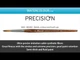 Пензель синтетика кругла (імітація соболя) Raphael Precision, №2, коротка ручка - зображення 2