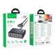 Зарядний пристрій Hoco C152A 70W USB/5хType-C PD підходить для ноутбука Black - зображення 3