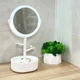 Зеркало с подсветкой и органайзером MBM HOME BP-37 WHITE белое - изображение 1