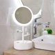 Зеркало с подсветкой и органайзером MBM HOME BP-37 WHITE белое - изображение 2