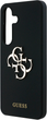 Панель Guess Big 4G Logo Bottom Script для Samsung Galaxy S25 Black (3666339449360) - зображення 5