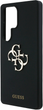 Etui Guess Big 4G Logo Bottom Script do Samsung Galaxy S25 Ultra Black (3666339449377) - obraz 5