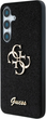 Панель Guess Fixed Glitter Big 4G Logo для Samsung Galaxy S25 Black (3666339449421) - зображення 2