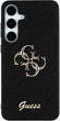 Панель Guess Fixed Glitter Big 4G Logo для Samsung Galaxy S25 Plus Black (3666339449438) - зображення 3