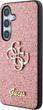Панель Guess Fixed Glitter Big 4G Logo для Samsung Galaxy S25 Pink (3666339449469) - зображення 1