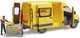 Набір Bruder Mercedes-Benz Sprinter DHL з фігуркою 2671 (4001702026714) (955555913996805) - Уцінка - зображення 3