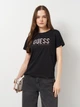 Футболка хлопковая женская Guess W5RI19-I3Z14-JBLK M Jet Black A996 (7626741380565) - изображение 1