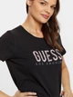 Футболка хлопковая женская Guess W5RI19-I3Z14-JBLK M Jet Black A996 (7626741380565) - изображение 8