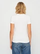 Футболка бавовняна жіноча Guess Ss Cn Mini Triangle Tee W2YI44-J1314-G011 M Біла (7622078608402) - зображення 6