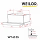 Вытяжка телескопическая WEILOR WT 63 SS - изображение 12