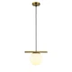 Светильник подвесной шар Levistella 7841023-1 (150mm) GAB+WH бронза, плафон белый - изображение 2