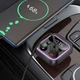 FM трансмітер HOCO Tiger Bluetooth для автомобіля 2 USB і Type-C 20W PD QC швидке заряджання (E85) - зображення 7