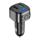 FM-транспортер Bluetooth для авто Hoco E67 Fighter 18 W 2 USB чорний FM-модулятор (E67) - зображення 1