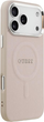 Etui Guess Classic Logo Silicone MagSafe do Apple iPhone 17 Pro Pink (GUHMP17LPSAREGSP) - obraz 2