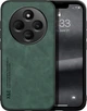 Шкіряний чохол XnE Redmi 14C з металевою вставкою Green (38920-08) - зображення 2