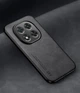 Шкіряний чохол XnE Xiaomi Redmi Note 14 Pro з металевою вставкою Black (41239-2B) - зображення 1