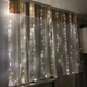 Гірлянда штора з гачками LED світлодіодна 2,9x2 м, новорічна декоративна гірлянда з USB живленням та пультом ДК для дому, вікон, інтер’єру та святкового оформлення, тепле жовте світло, LP-39 - зображення 10