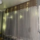 Гирлянда штора Фигурки "Звезды/Снежинки" LED светодиодная 3 м, новогодняя декоративная гирлянда с USB питанием для дома, окон, интерьера и праздничного оформления, теплый желтый свет, ANDSF-41 - изображение 15