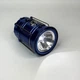 Фонарь светодиодный аккумуляторный кемпинговый с солнечной панелью 1W+6LED, переносная портативная складная лампа с функцией Power Bank для дома, дачи, рыбалки и походов Синий, CLS-5800T-Blue - изображение 12
