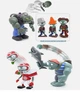 Набор игровых фигурок из игры Plants vs Zombies Растения против зомби, 22 персонажа в ведре (29х22 см) DF686-125 - изображение 3