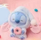 Мягкая игрушка - брелок Labubu Stitch Лабубу Стич Eat Something Before Sleep Series голубой - изображение 2