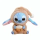 Мягкая игрушка - брелок Labubu Stitch Лабубу Стич Eat Something Before Sleep Series коричневый - изображение 1