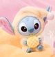 Мягкая игрушка - брелок Labubu Stitch Лабубу Стич Eat Something Before Sleep Series бежевый - изображение 2