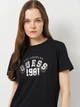 Футболка хлопковая женская Guess V5RI06-I3Z14-JBLK S Jet Black A996 (7626741034123) - изображение 4