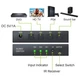 Свитчер оптический Toslink PROZOR SPDIF 3-портовый пульт ДУ LPCM2.0 DTS - изображение 4