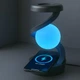 Лампа настольная ночник светильник со светящимся левитирующим 3D шаром функцией беспроводной зарядки 15W - изображение 4