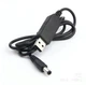 Кабель для роутера от повербанка USB-DC 12V повышающий переходник 1 м Black - изображение 5