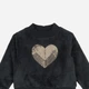 Детский теплый свитшот для девочки Chicco 09069562000000 104 см Черный (8059609239184) - изображение 2