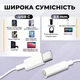 Перехідник USB-C на 3.5 mm Адаптер для Android 3.5 mm - USB-C кабель на Android на аудіо навушники Kayfovo - зображення 3