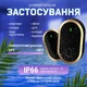 Беспроводной дверной звонок музыкальный водонепроницаемый DoorBell Комплект дверного звонка дальность действия до 300 м Kayfovo DB-15 Black - изображение 2