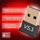Bluetooth адаптер 5.3 для комп'ютера ноубука принтера USB беспроводной адаптер Windows 11/10/8.1 Kayfovo AT62 - изображение 2