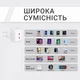 Швидка зарядка для айфона Зарядний пристрій Dual USB-C 35W Блок живлення для айфон подвійний Type-C Power Adapter Адаптер для заряджання Samsung/iPhone/iPad White потужні зарядні пристрої Kayfovo B35 - зображення 2