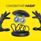 Чохол брелок для Apple AirTag з карабіном Silicone Blue, Grey Kayfovo BG2 Комплект з 2 шт - зображення 2