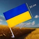 Автомобильный флаг Украины с держателем без герба 45х30 см, Автофлаг с креплением на флагштоке на стекло машины аксессуар для автомобиля комплект 2 шт Kayfovo K45-30 - изображение 5