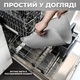 Коврик под миску нескользящий силиконовый с приподнятыми краями коврик-подставка водонепроницаемый серый Kayfovo DK-SI4 - изображение 2