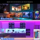 Светодиодная лента RGB Smart LED умная LED лента с пультом ДУ и Bluetooth управление с телефона Самоклеющаяся гибкая светодиодная лента 5м Kayfovo LEB-10 - изображение 3
