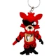 Брелок Foxy 5 ночей з Фредді на рюкзак фігурка Лис 3D друк пластиковий аксесуар для фанатів FNAF Five Nights at Freddys колекційний сувенір - зображення 1