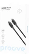 Кабель Proove Dense Metal USB to Lightning 2.4A 2 м Black (642870001) - зображення 5